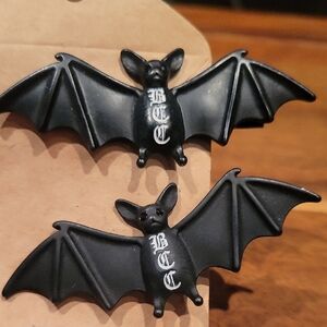 Black Craft Cult Bat Hair Clips